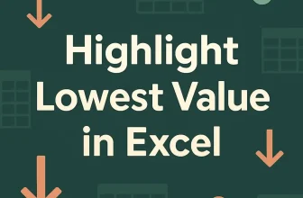 featured image - highlight lowest value in excel