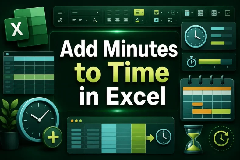featured image - how to add minutes to time in excel