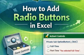 featured image - how to add radio buttons in excel