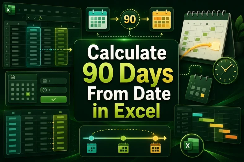 featured image - how to calculate 90 days from date in excel