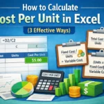 featured image - how to calculate cost per unit in excel