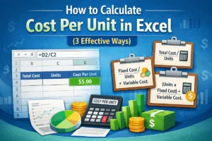 featured image - how to calculate cost per unit in excel