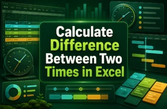 featured image - how to calculate difference between two times in excel