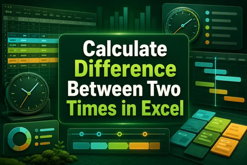 featured image - how to calculate difference between two times in excel