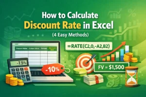 featured image - how to calculate discount rate in excel