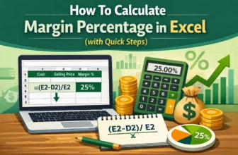 featured image - how to calculate margin percentage in excel