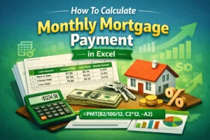 featured image - how to calculate monthly mortgage payment in excel