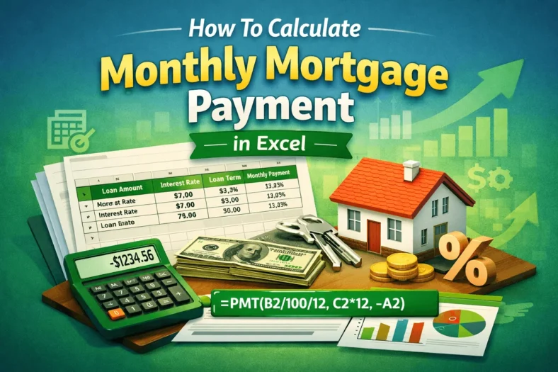 featured image - how to calculate monthly mortgage payment in excel