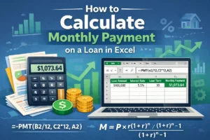 featured image - how to calculate monthly payment on a loan in excel