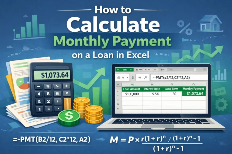 featured image - how to calculate monthly payment on a loan in excel