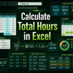 featured image - how to calculate total hours in excel