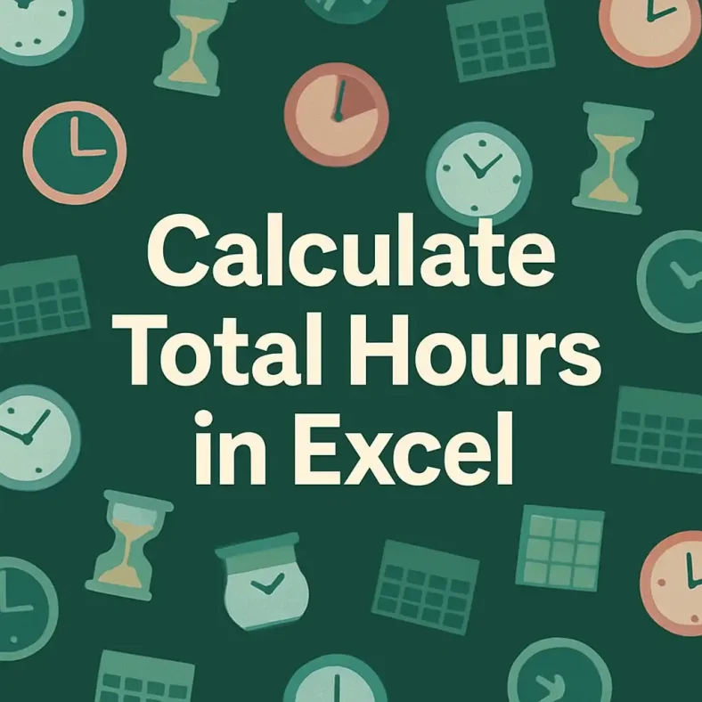 featured image - how to calculate total hours in excel