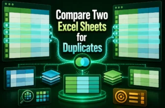 featured image - how to compare two excel sheets for duplicates