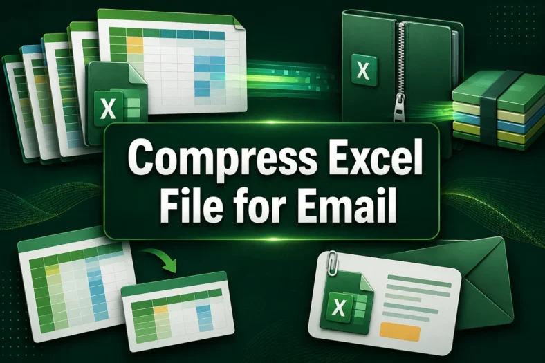 featured image - how to compress excel file for email