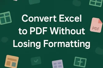 featured image - how to convert excel to pdf without losing formatting