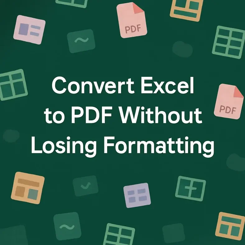 featured image - how to convert excel to pdf without losing formatting