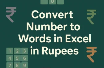featured image - how to convert number to words in excel in rupees