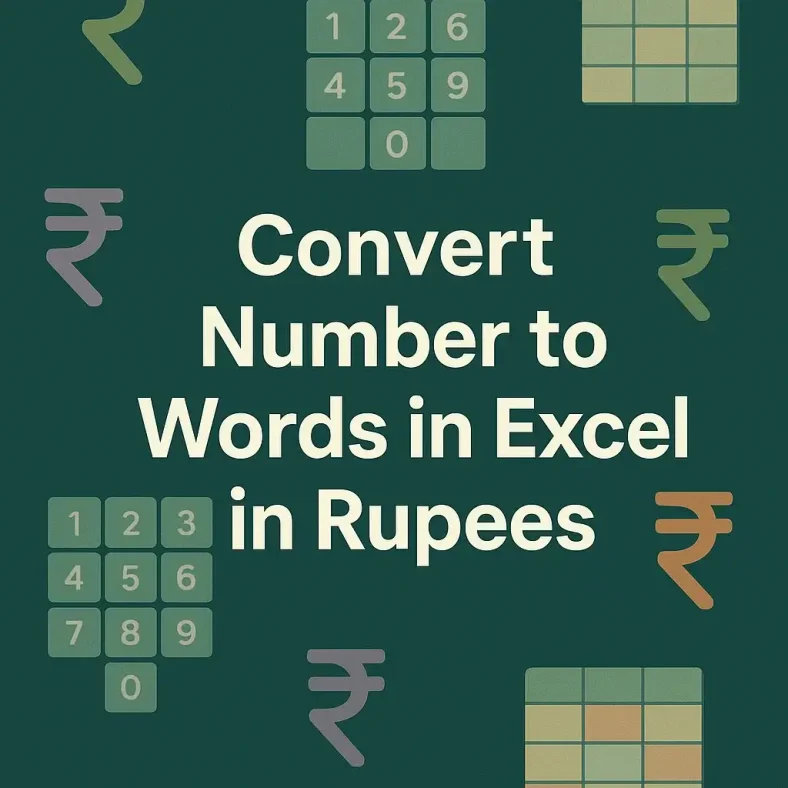 featured image - how to convert number to words in excel in rupees