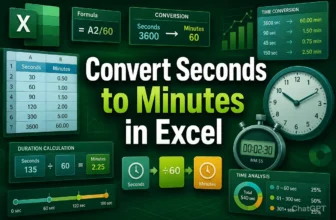 featured image - how to convert seconds to minutes in excel