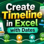 featured image - how to create a timeline in excel with dates