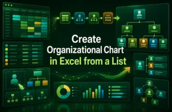featured image - how to create an organizational chart in excel from a list