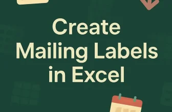 featured image - how to create mailing labels in excel