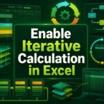 featured image - how to enable iterative calculation in excel