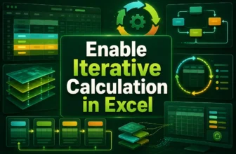 featured image - how to enable iterative calculation in excel