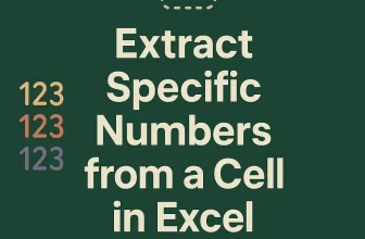 featured image - how to extract specific numbers from a cell in excel
