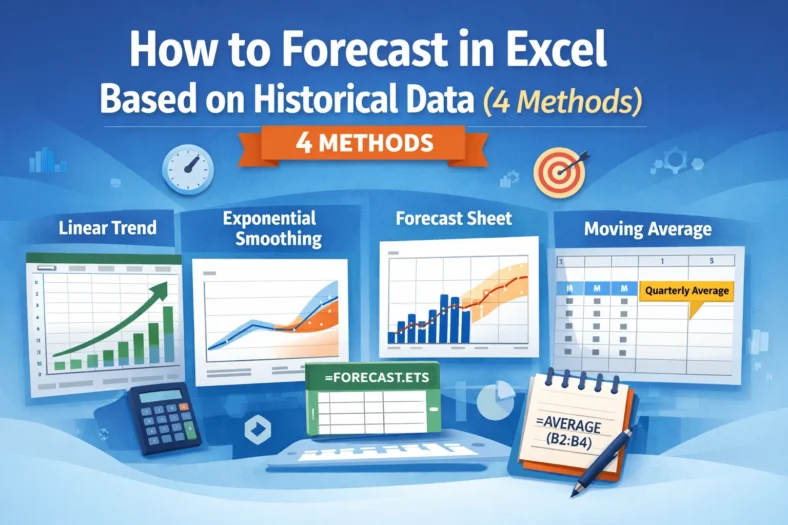 featured image - how to forecast in excel based on historical data