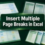 featured image - how to insert multiple page breaks in excel