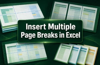 featured image - how to insert multiple page breaks in excel