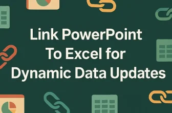 featured image - how to link powerpoint to excel for dynamic data updates