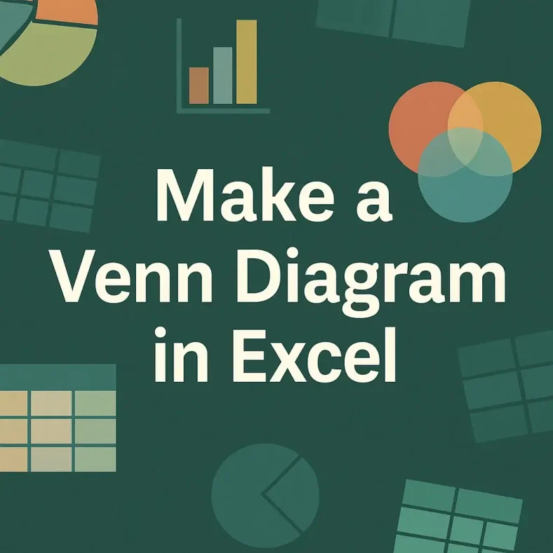 featured image - how to make a venn diagram in excel