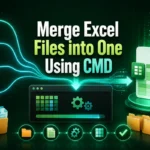 featured image - how to merge excel files into one using cmd