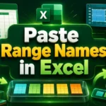 featured image - how to paste range names in excel