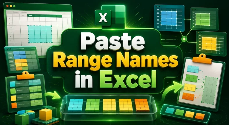 featured image - how to paste range names in excel