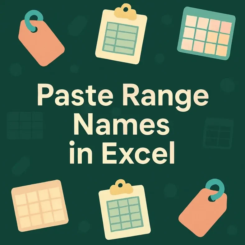 featured image - how to paste range names in excel