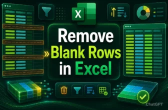 featured image - how to remove blank rows in excel