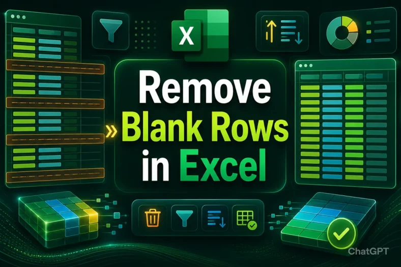 featured image - how to remove blank rows in excel
