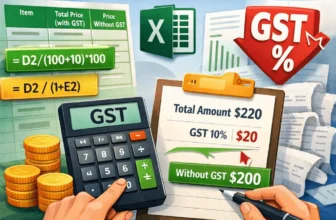 featured image - how to remove gst from total amount in excel