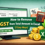 featured image - how to remove gst from total amount in excel