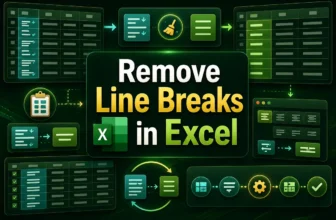 featured image - how to remove line breaks in excel