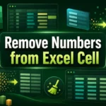 featured image - how to remove numbers from a cell in excel