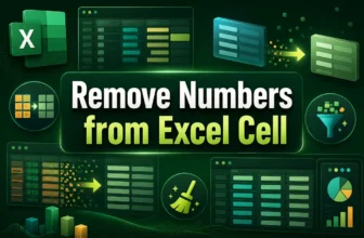 featured image - how to remove numbers from a cell in excel