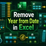 featured image - how to remove year from date in excel