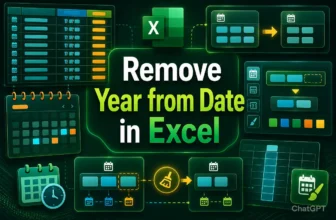 featured image - how to remove year from date in excel