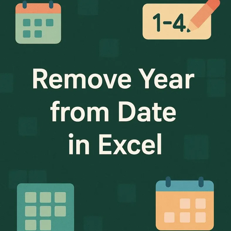 featured image - how to remove year from date in excel