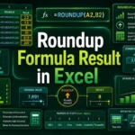 featured image - how to roundup a formula result in excel