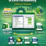 featured image - how to save macros in excel permanently